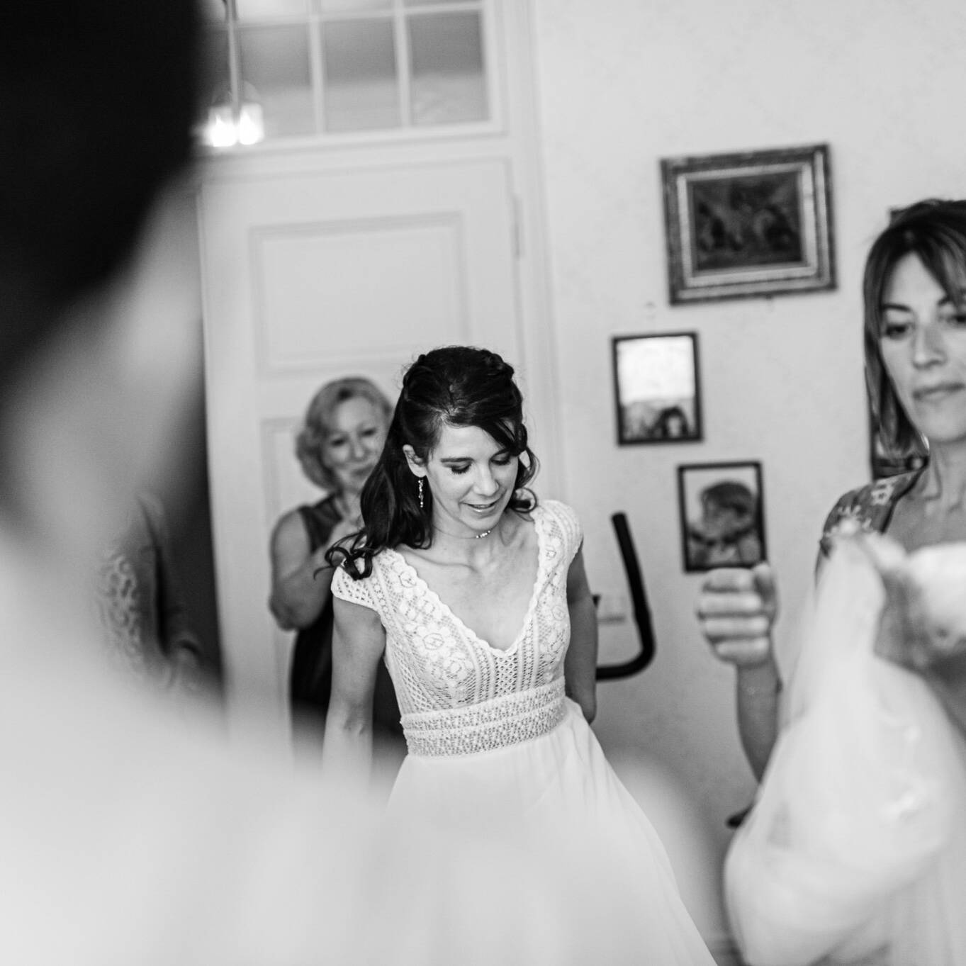 Préparatif de la mariée
