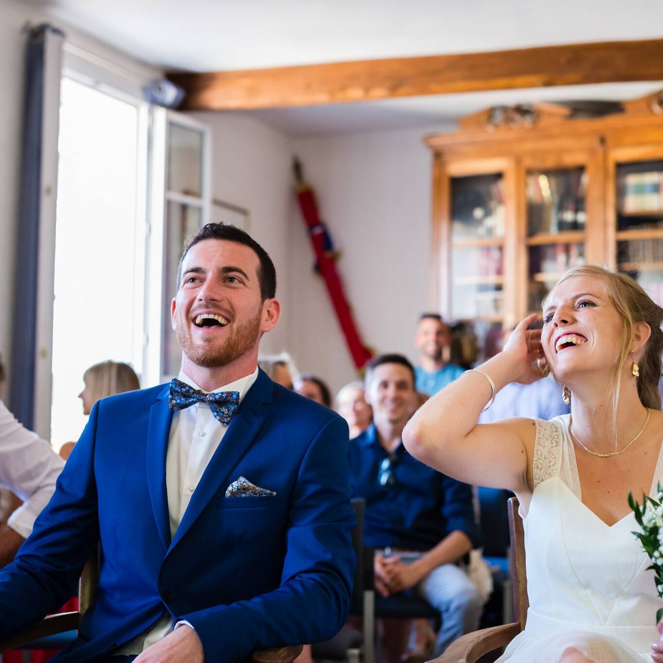 Photo de mariage à la mairie