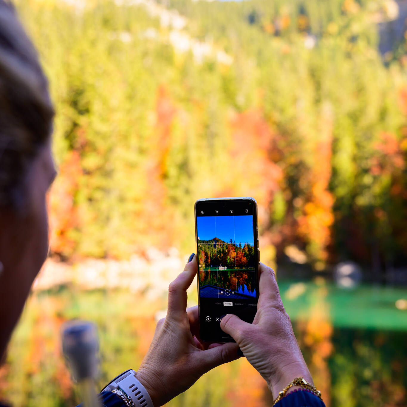 Pratique de la photographie de paysage lors d'une initiation en extérieur Haute-Savoie